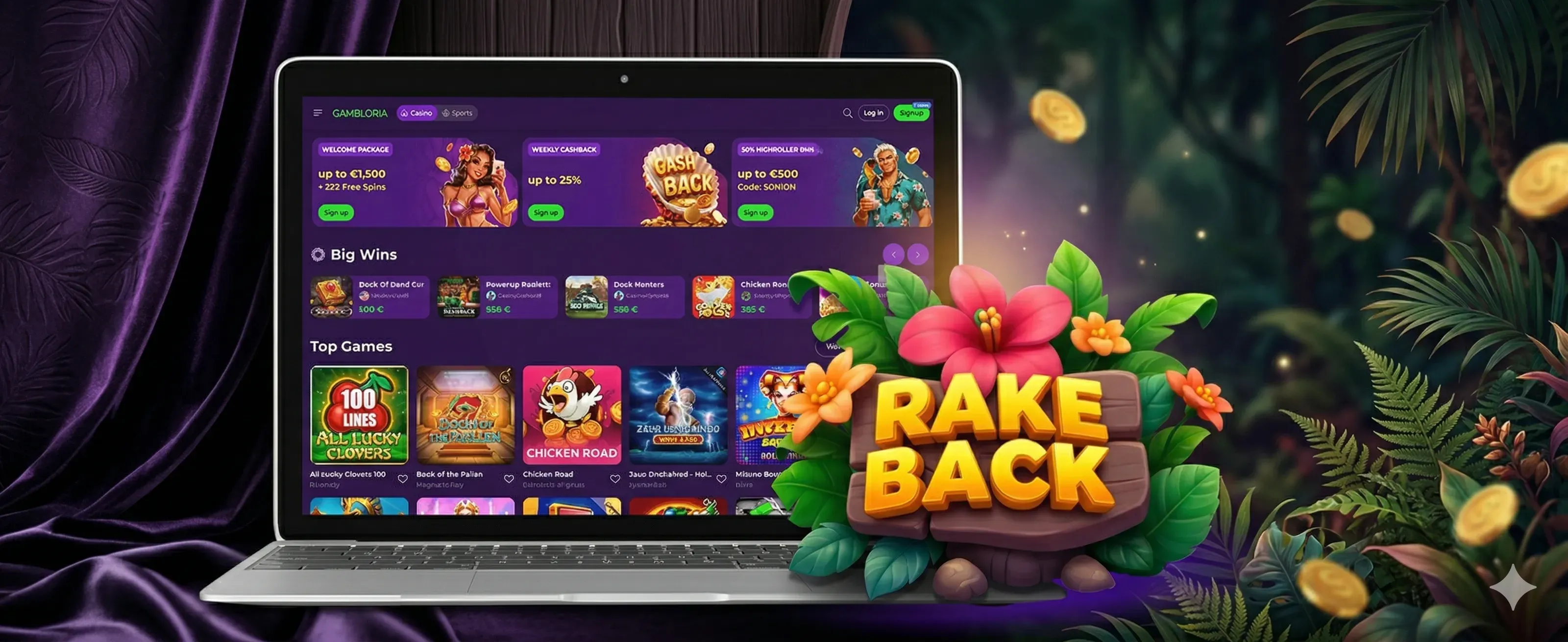 Gambloria casino live